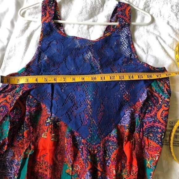 FREE PEOPLE Count me in Trapeze Boho Dress Tunic.Size XS - Picture 4 of 10